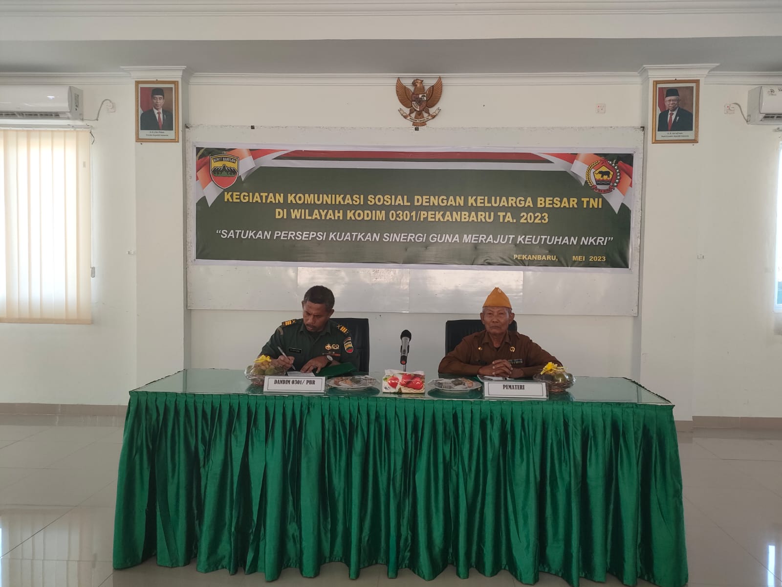 Komsos dengan Keluarga Besar TNI, Dandim Harapkan Satukan Persepsi dan Jauhi Narkoba </a>